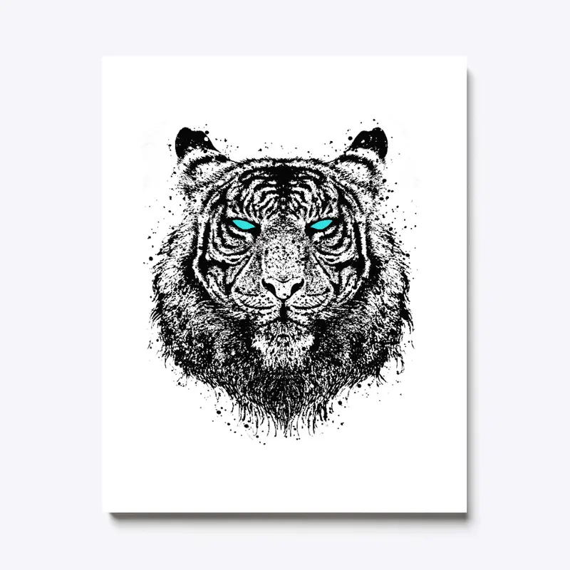 Tiger gaze Canvas print