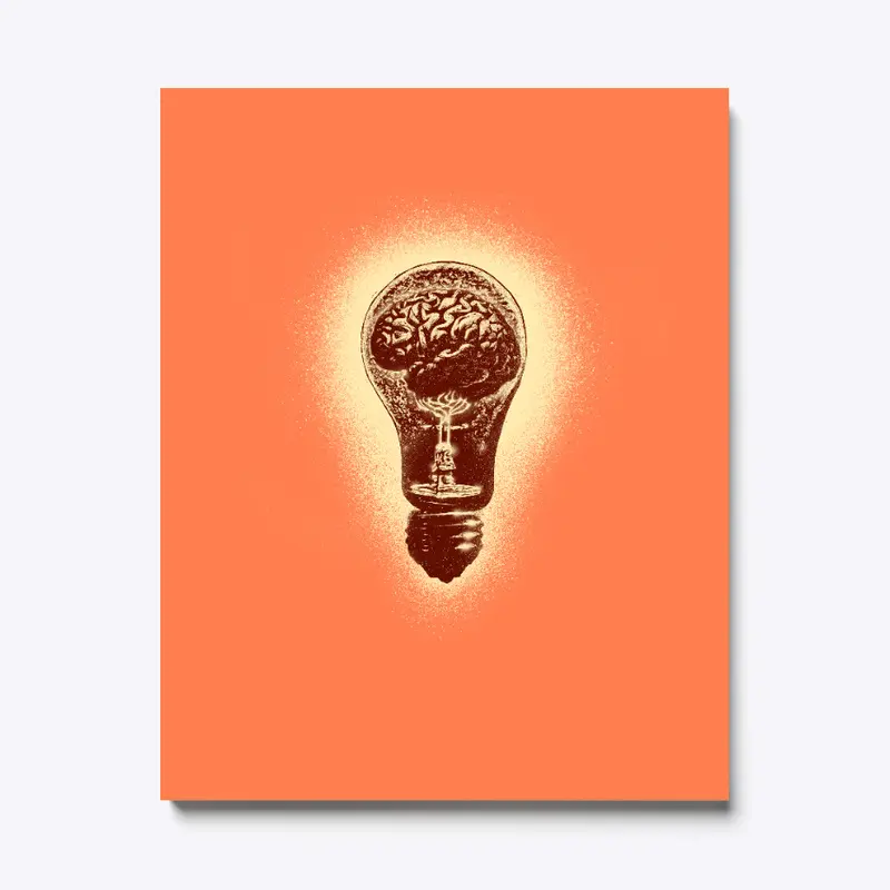 Brain stun Canvas print