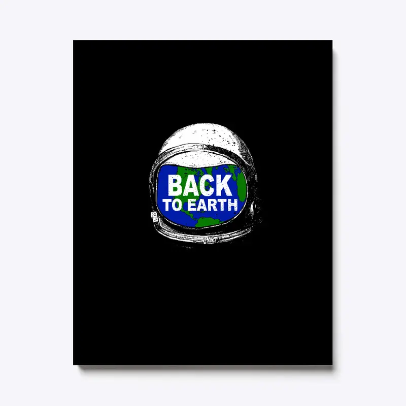 Back to earth Canvas print