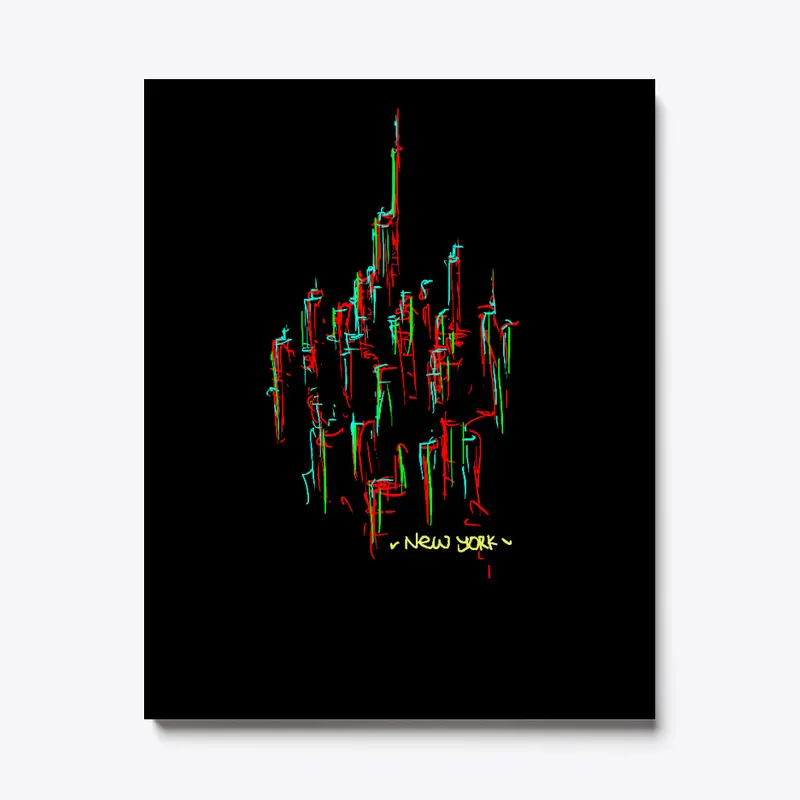 New York Canvas print