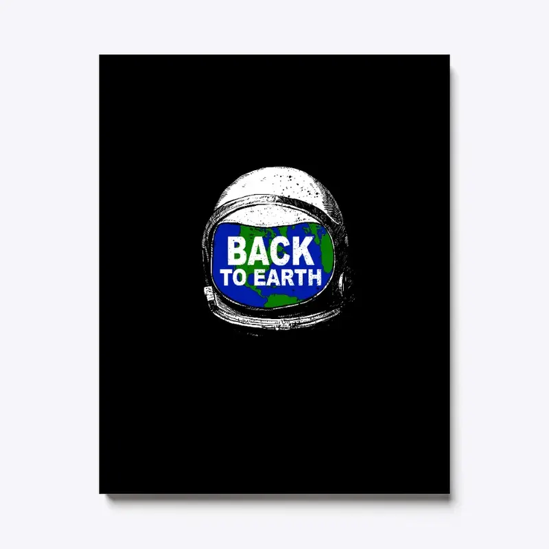 Back to earth Canvas print